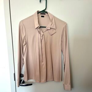 Theory dress shirt, Beige/Cream color, size S